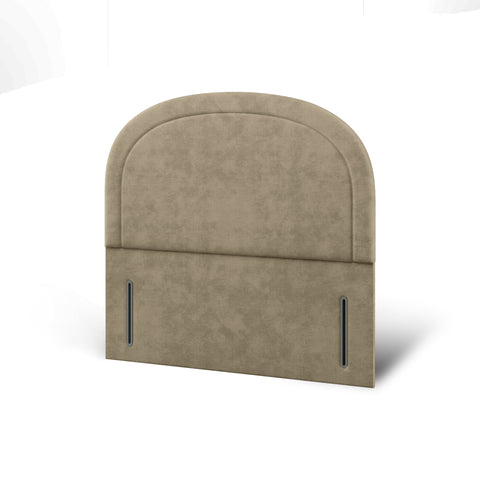 Savona Arched Border Fabric Upholstered Tall Headboard with Ottoman Storage Bed & Mattress Options-Ottoman Bed-Chic Concept