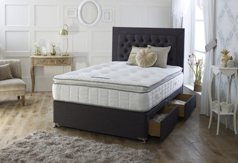 Cagliari Pillow Top 1000 Pocket Sprung Mattress-Pocket Sprung Mattress-Chic Concept