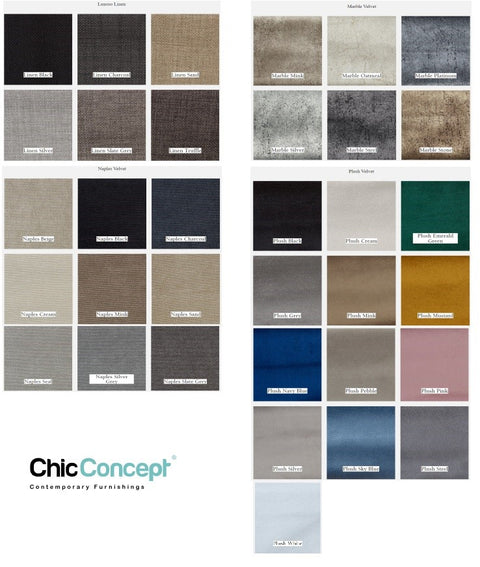 Eden Horizontal Panels Fabric Upholstered Tall Headboard with Kids Divan Bed Base & Mattress Options-Divan Bed-Chic Concept