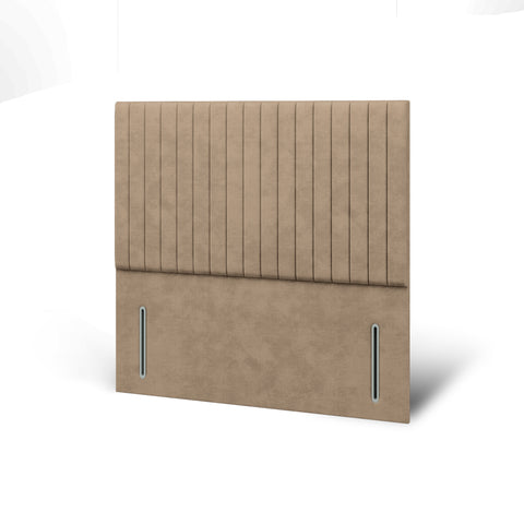 Vienna Fluted Design Fabric Upholstered Bespoke Tall Floor Standing Headboard-Tall Floor Standing Headboard-Chic Concept