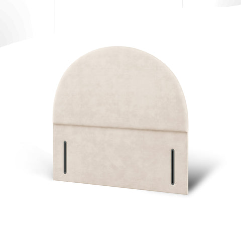 Milano Half Moon Plain Headboard Kids Divan Bed Base with Mattress Options-Divan Bed-Chic Concept