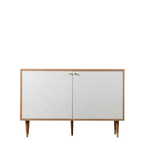 Newbury White and Oak Cabinet-Chic Concept