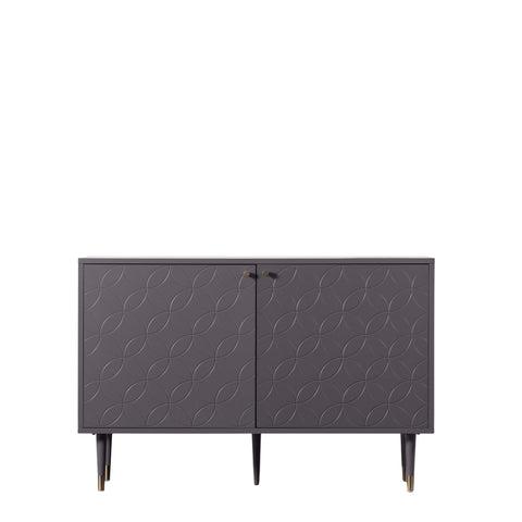 Holbrook Grey 2 Door Cabinet-Bedside Cabinet-Chic Concept