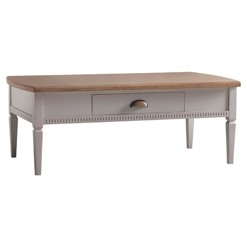 Bronte Taupe 1 Drawer Coffee Table-Coffee Table-Chic Concept