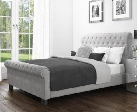 Hilton Bespoke Sleigh Bed-Bed-Chic Concept