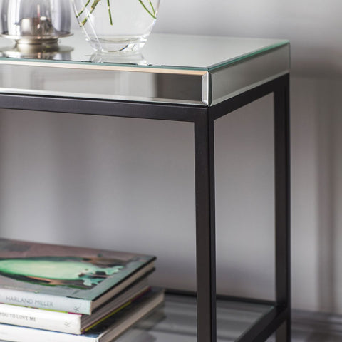 Pippard Black Console Table-Console Table-Chic Concept