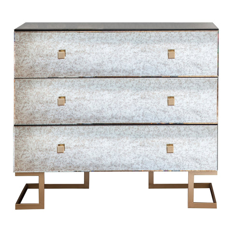 Amberley 3 Drawer Wide Chest-Chest Of Drawers-Chic Concept