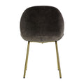 Brown Velvet Flanagan Dining Chair-Dining Chairs-Chic Concept