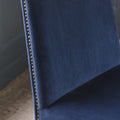 Rex Dining Chair Atlantic Blue Velvet-Dining Chairs-Chic Concept