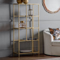 Gold Rothbury Open Display Unit-Occasional Furniture-Chic Concept