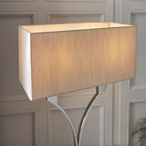 Vienna Beige Nickel Table Lamp-Table Lamp-Chic Concept