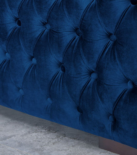 Royal Blue Velvet Moscow Sofa Sets-Fabric Sofa-Chic Concept