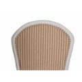 White Annabelle Natural Stripe Dining Chair-Dining Chairs-Chic Concept