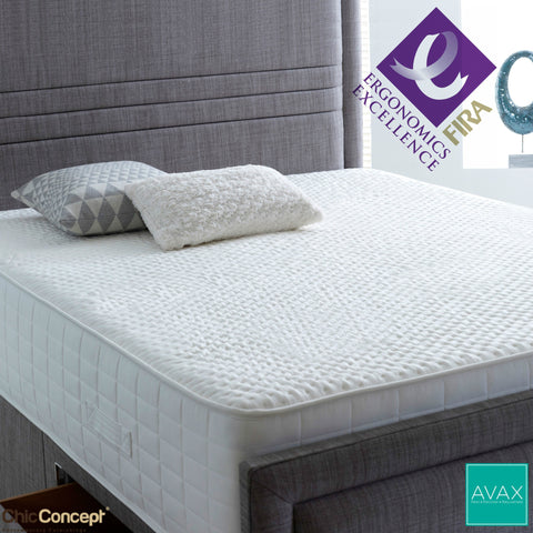 AVAX Colossal X FIRA Certified Ergonomic Sleep Catalyst Foam Pocket Encapsulated Mattress-AVAX Mattress-Chic Concept