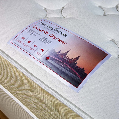 Double Decker Dual Sided Cotton Border Mattress-Orthopaedic Mattress-Chic Concept