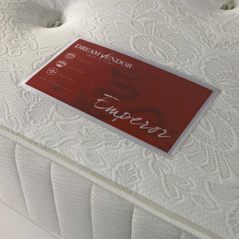 Emperor 1000 Pocket Sprung Hand Tufted 4 Way Stretch Fabric Mattress-Pocket Sprung Mattress-Chic Concept