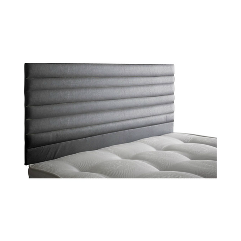Horizontal Panels Fabric Upholstered Bespoke Low Headboard-Low Headboard-Chic Concept