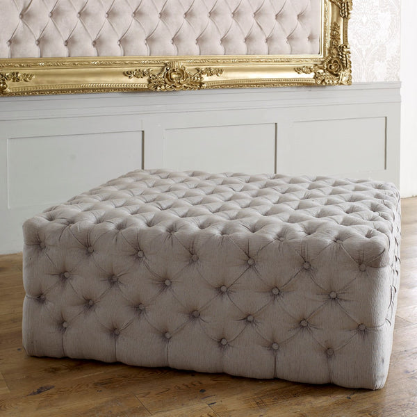 Large online chesterfield ottoman