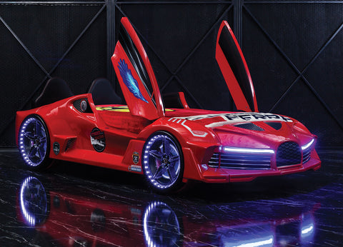Aventa Children's Novelty Kids Red Racing Car Bed - 3FT Single-Car Beds-Chic Concept