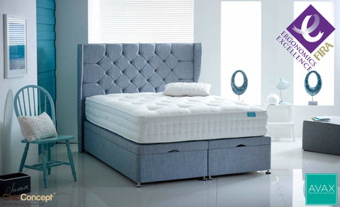 AVAX Rossa FIRA Certified Ergonomic Pocket Sprung Hand Stitched Tufted Mattress-AVAX Mattress-Chic Concept