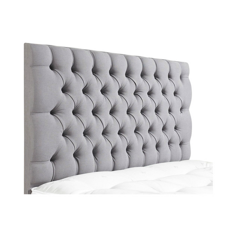 Savoy Chesterfield Buttoned Fabric Upholstered Bespoke Low Headboard-mws_apo_generated-Chic Concept