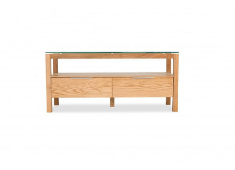 Tribeca Solid Oak TV Unit-TV Unit-Chic Concept