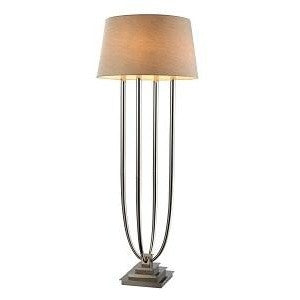 Aurora Nickel Floor Lamp-Floor Lamp-Chic Concept