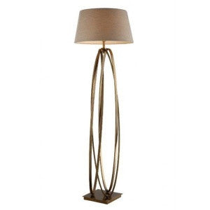 Brisa Antique Brass Floor Lamp-Floor Lamp-Chic Concept