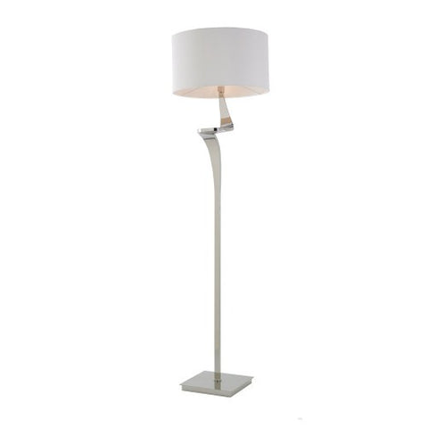 Enzo Nickel Floor Lamp-Floor Lamp-Chic Concept