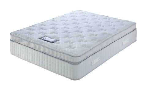 Turin Pillow Luxury 2000 Pocket Sprung Mattress-Pocket Sprung Mattress-Chic Concept