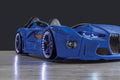 Forza Children's Novelty Kids Blue Racing Car Bed - 3FT Single-Car Beds-Chic Concept