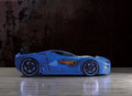 Forza Children's Novelty Kids Blue Racing Car Bed - 3FT Single-Car Beds-Chic Concept