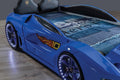 Forza Children's Novelty Kids Blue Racing Car Bed - 3FT Single-Car Beds-Chic Concept