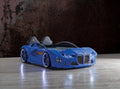 Forza Children's Novelty Kids Blue Racing Car Bed - 3FT Single-Car Beds-Chic Concept