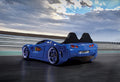 Forza Children's Novelty Kids Blue Racing Car Bed - 3FT Single-Car Beds-Chic Concept