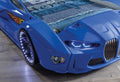 Forza Children's Novelty Kids Blue Racing Car Bed - 3FT Single-Car Beds-Chic Concept