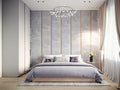 New Vertical Panels Aluminium Gold Strips Wall Mounted Headboard Fabric Upholstered Bed - Build Your Bed-mws_apo_generated-Chic Concept
