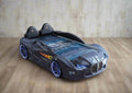 Forza Children's Novelty Kids Black Racing Car Bed - 3FT Single-Car Beds-Chic Concept