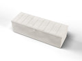 Vertical Panels Buttoned Ottoman Storage Box-Ottoman Box-Chic Concept