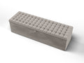 Small Cubic Buttoned Ottoman Storage Box-Ottoman Box-Chic Concept