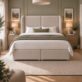 Albany Double Panel Divan Ottoman Storage Bed-Ottoman Bed-Chic Concept