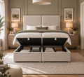 Albany Double Panel Divan Ottoman Storage Bed-Ottoman Bed-Chic Concept