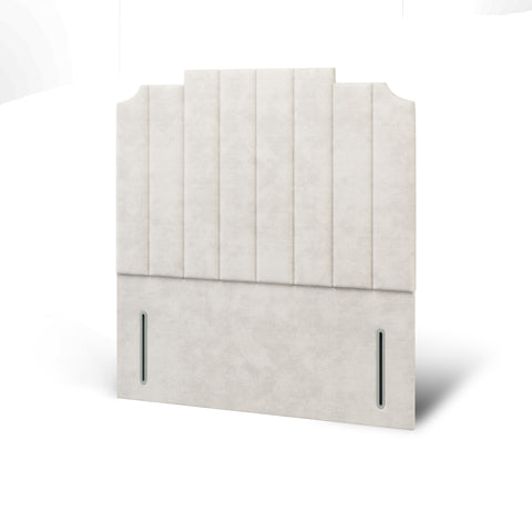 Lisbon Art Deco Fabric Upholstered Bespoke Tall Floor Standing Headboard-Tall Floor Standing Headboard-Chic Concept