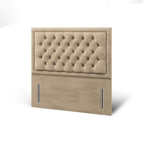 Haven Chesterfield Buttoned Border Fabric Upholstered Bespoke Tall Floor Standing Headboard-mws_apo_generated-Chic Concept