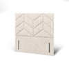 Chevron Upwards Design Bespoke Tall Headboard Kids Divan Bed Base with Mattress Options-Divan Bed-Chic Concept