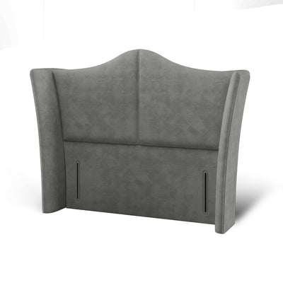Curved Top Wing Double Panel Bespoke Tall Headboard Kids Divan Base Storage Bed & Mattress Options-Divan Bed-Chic Concept