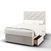 Multi Diagonal Panels Bespoke Headboard Kids Divan Bed Base with Mattress Options-Divan Bed-Chic Concept