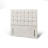 Aspen Large Cubic Buttoned Tall Headboard Kids Divan Bed Base with Mattress Options-Divan Bed-Chic Concept