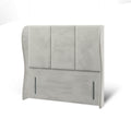 York 3 Panel Middle Curve Wing Bespoke Headboard Divan Base Storage Bed with Mattress Options-Divan Bed-Chic Concept