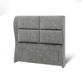 Quadrant Fabric Upholstered Solitaire Winged Headboard with Ottoman Storage Bed & Mattress Options-Ottoman Bed-Chic Concept